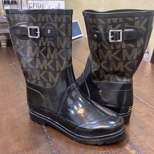 Michael Kors Rain Boots (calf High) Size 7